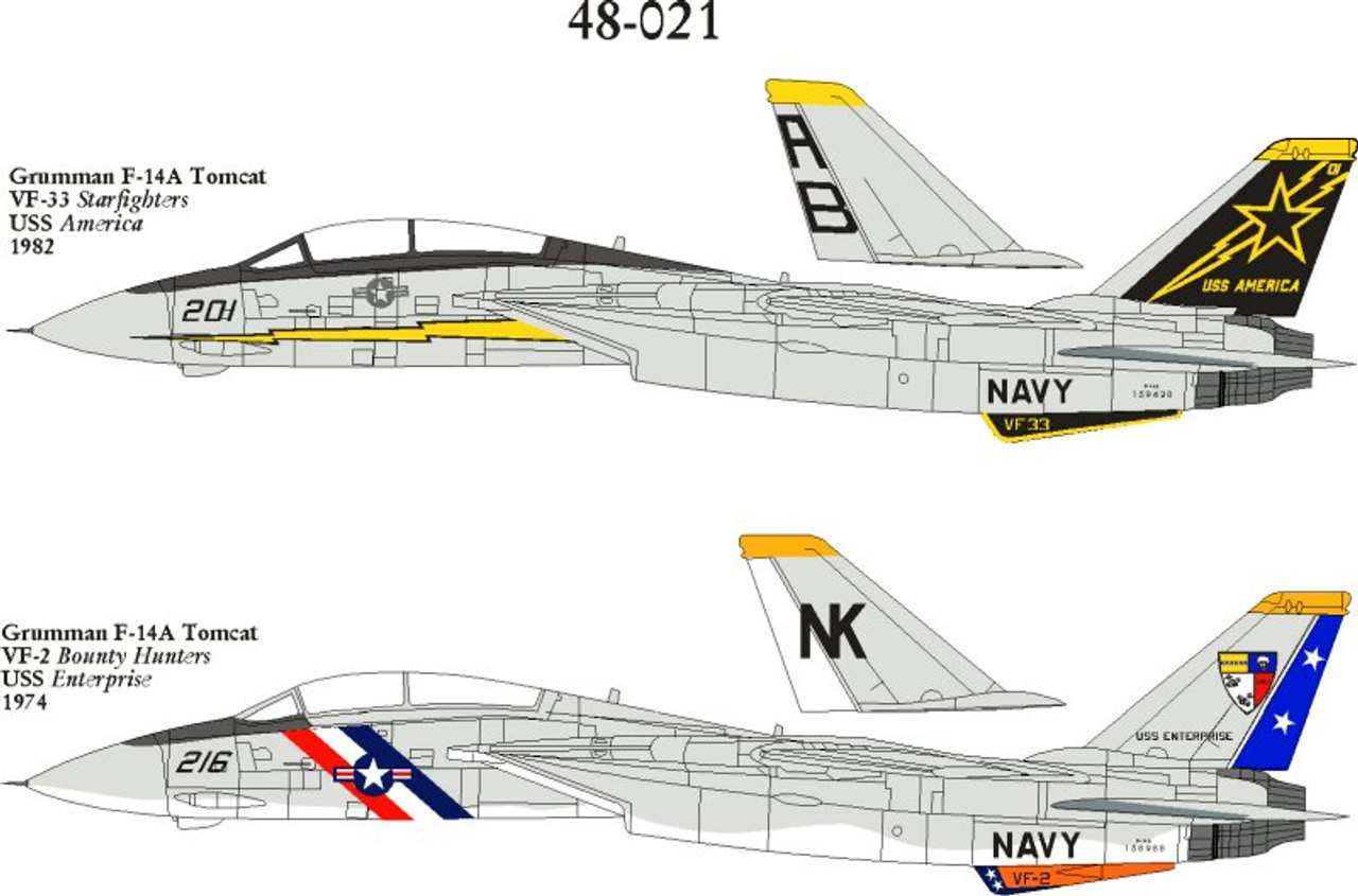 48021 - 1/48 GRUMMAN F-14A TOMCAT - Brookhurst Hobbies