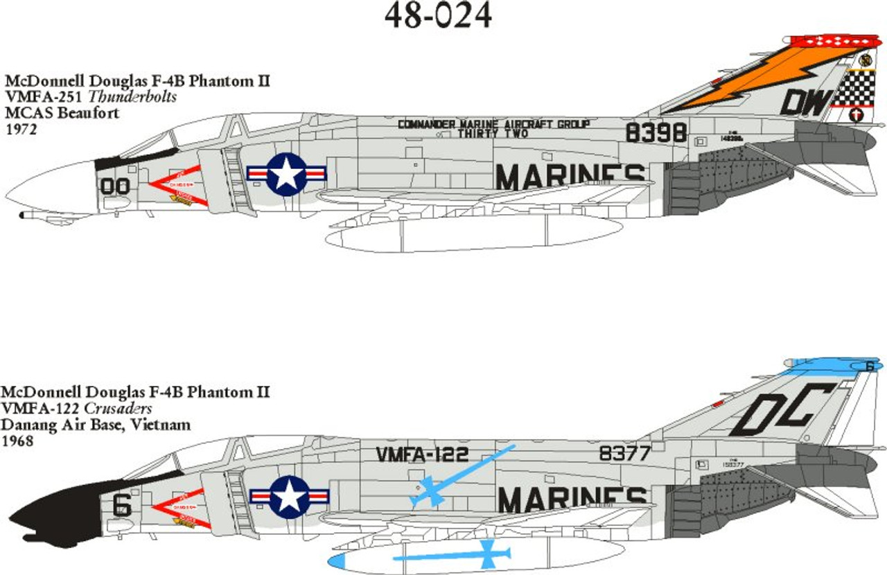 48024 - 1/48 MCDONNELL DOUGLAS F-4B PHANTOM II