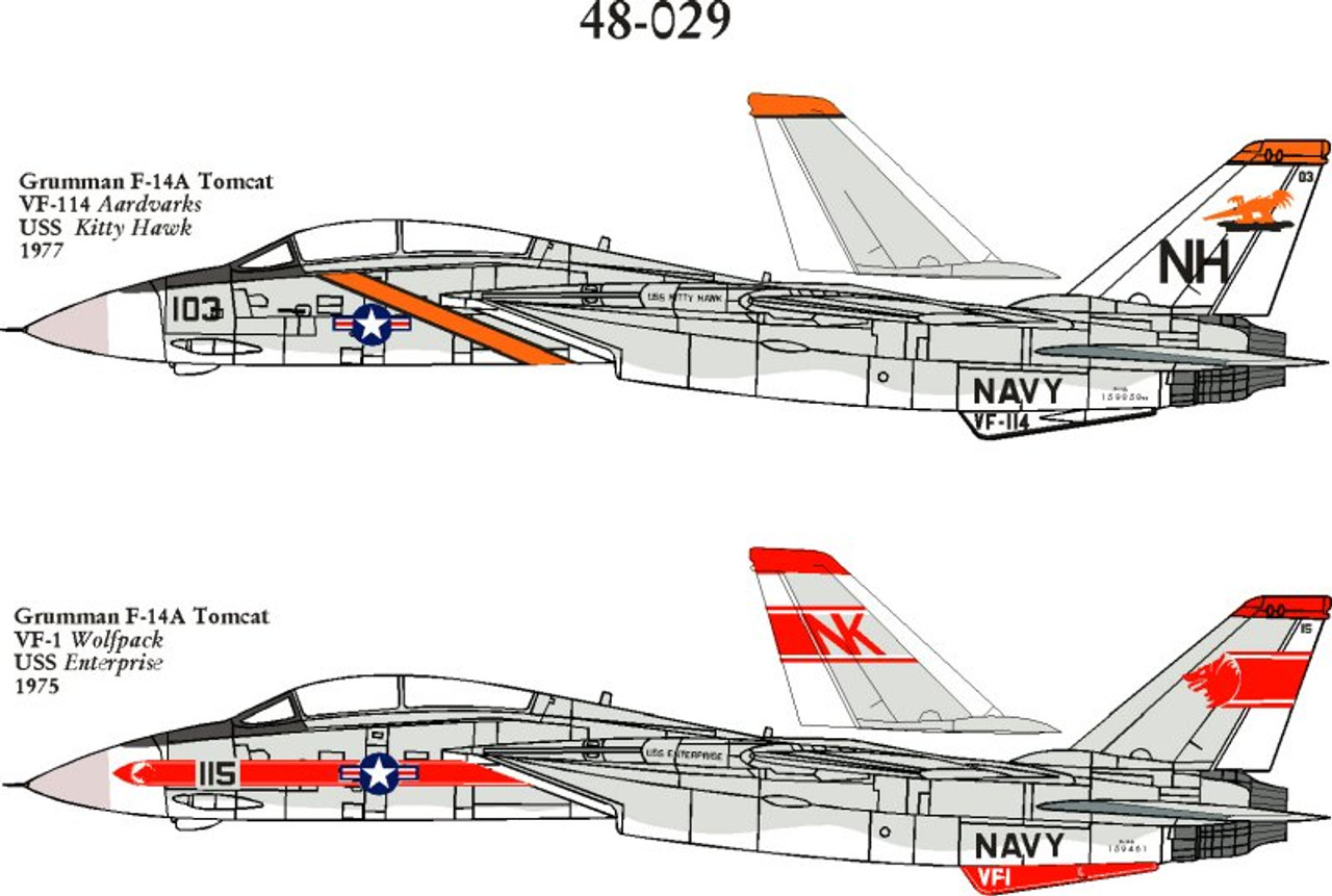 48029 - 1/48 GRUMMAN F-14A TOMCAT