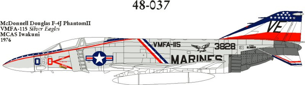 48037 - 1/48 MCDONNELL DOUGLAS F-4J PHANTOM II