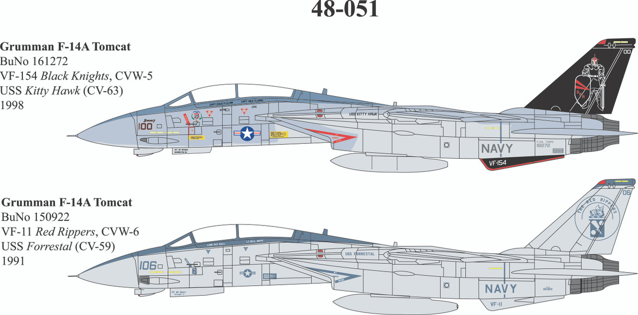 48051 - 1/48 GRUMMAN F-14A TOMCAT