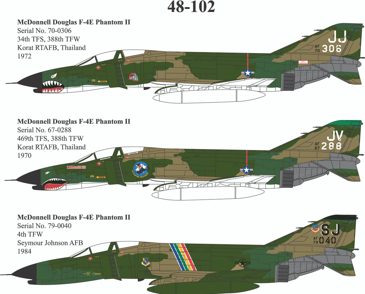 48102 - 1/48 MCDONNELL DOUGLAS F-4E PHANTOM II