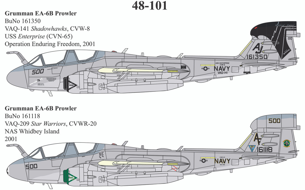 48101 - 1/48 GRUMMAN EA-6B PROWLER