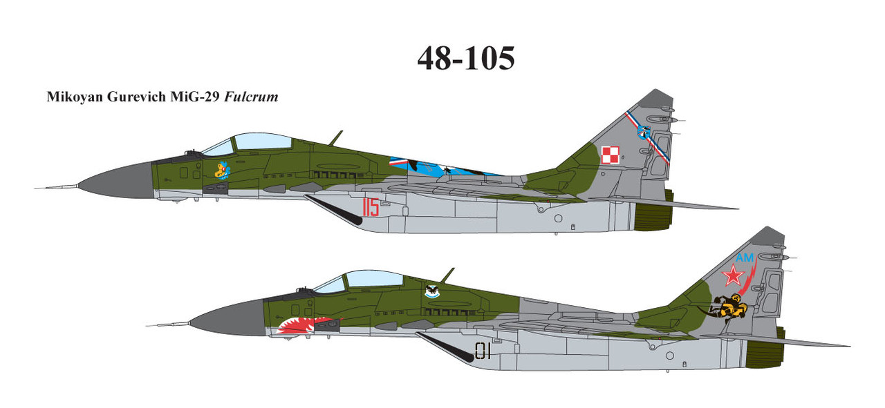 48105 - 1/48 MIKOYAN MIG-29A FULCRUM