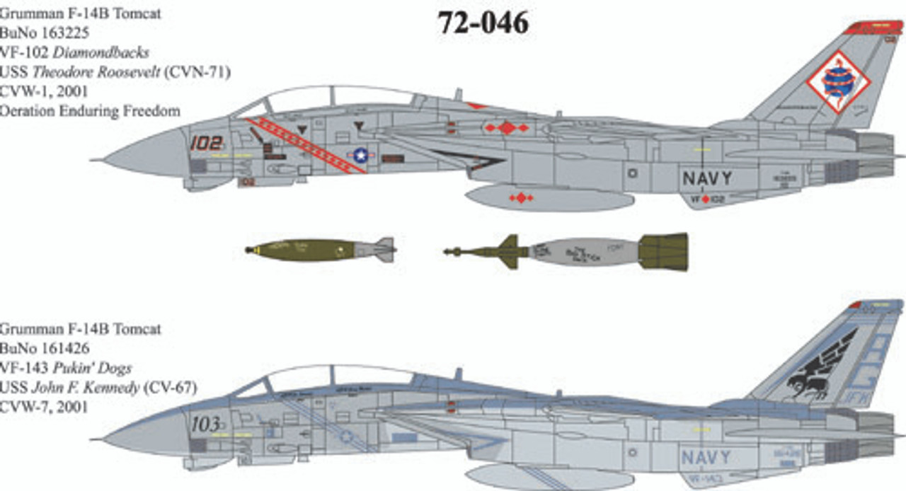 【15%OFF】ホビーマスター 1/72 F-14B トムキャット VF-102 ダイヤモンドバックス 2002 (HA5250) 軍用機