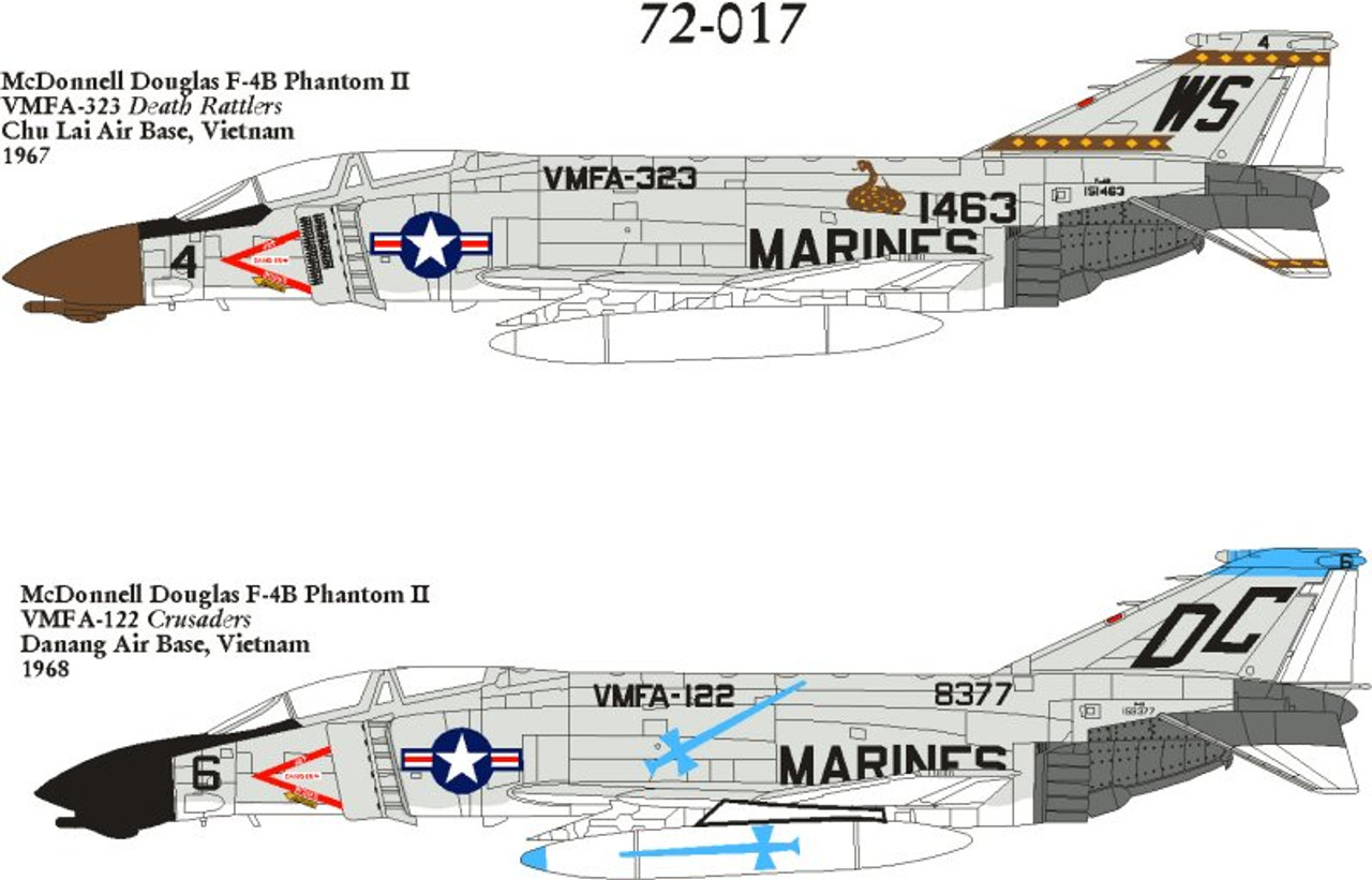 72017 - 1/72 MCDONNELL DOUGLAS F-4B PHANTOM