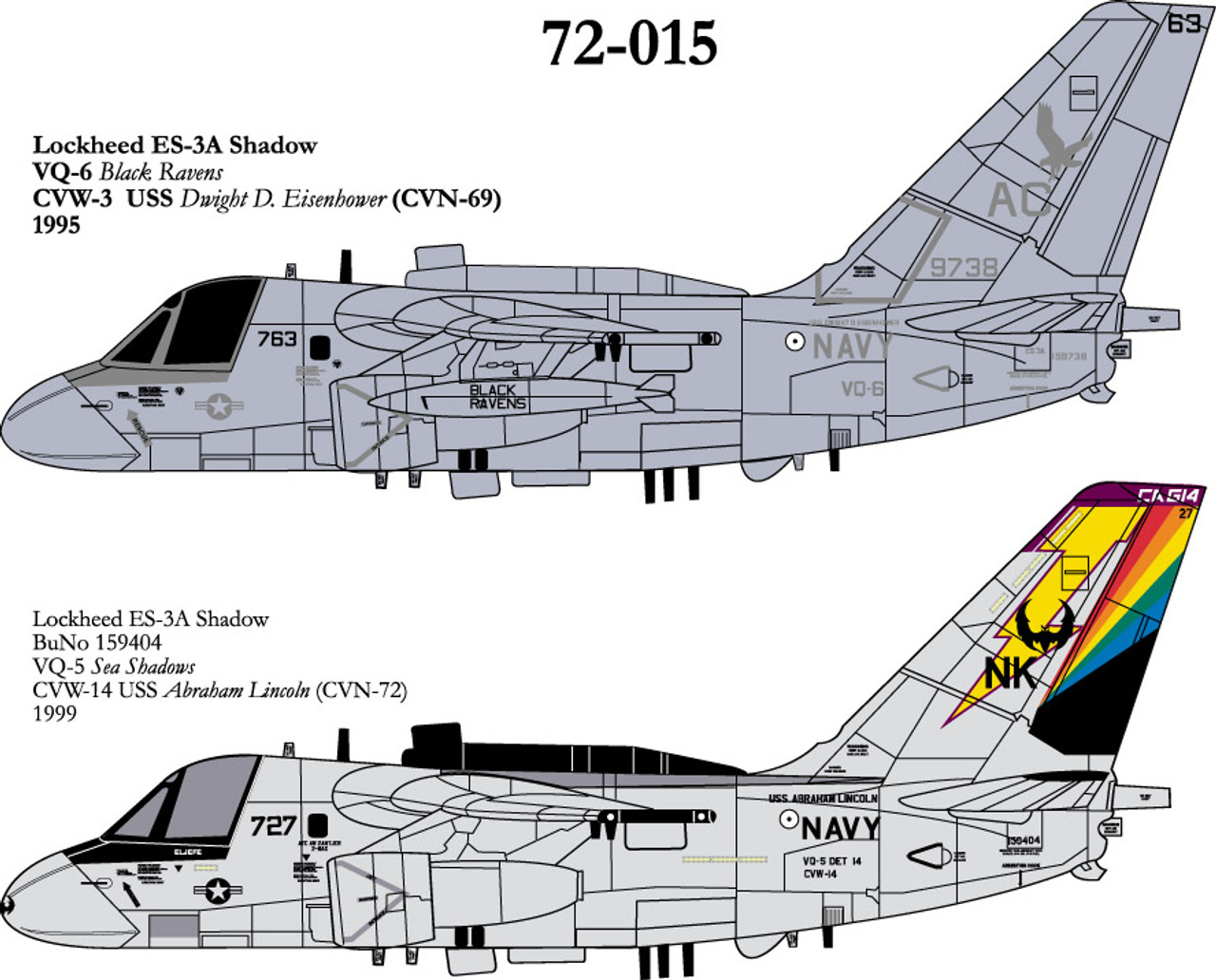 72015 - 1/72 LOCKHEED ES-3A SHADOW