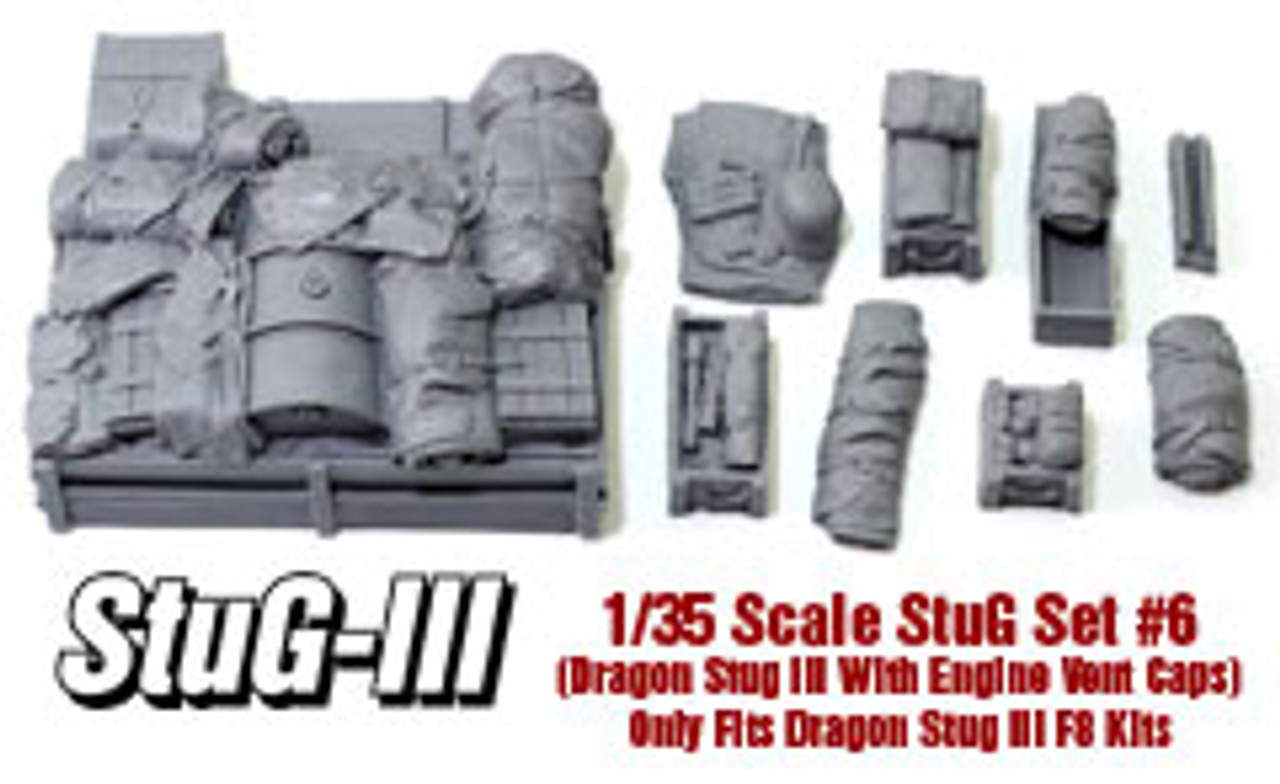 STB06 - StuG Stowage Set #6  Only Fits All 1/35 Dragon StuG III F8 Kit