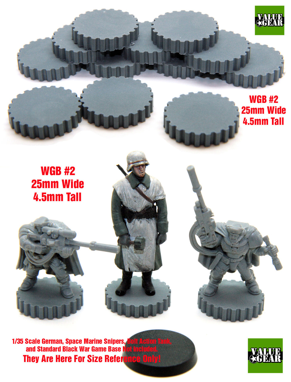 WGB002 - War Game & Figure Bases Set #2