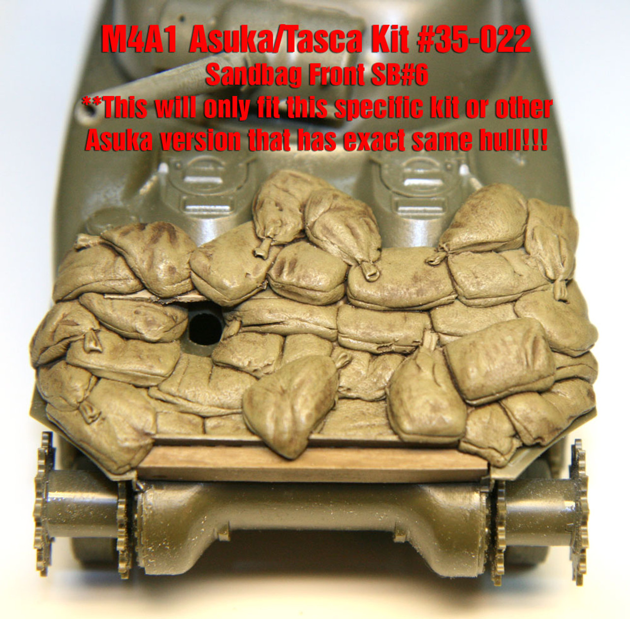 SB006 - 1/35 Sandbag Fronts Asuka M4A1 - Set #SB6