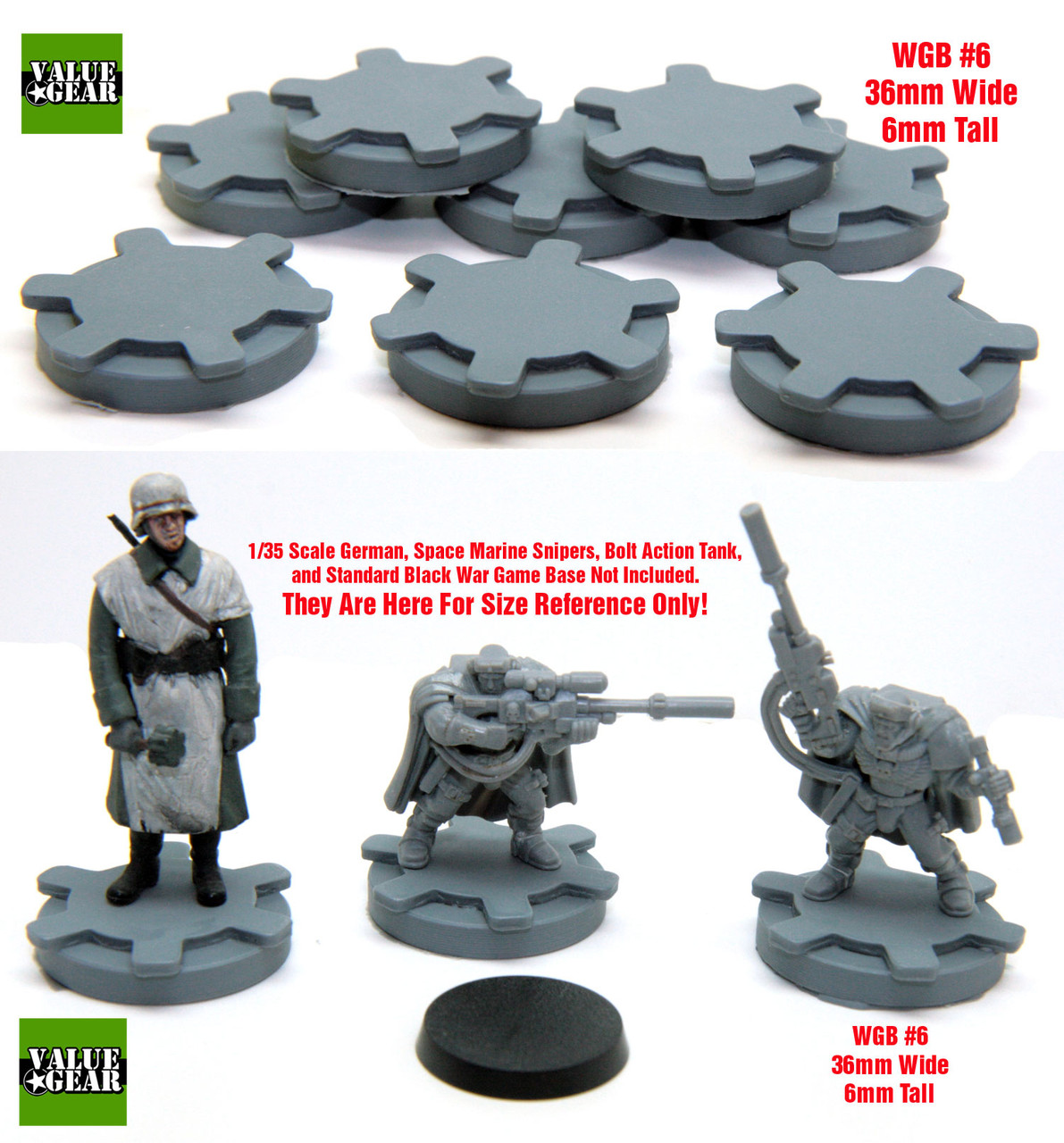 WGB006 - War Game & Figure Bases Set #6