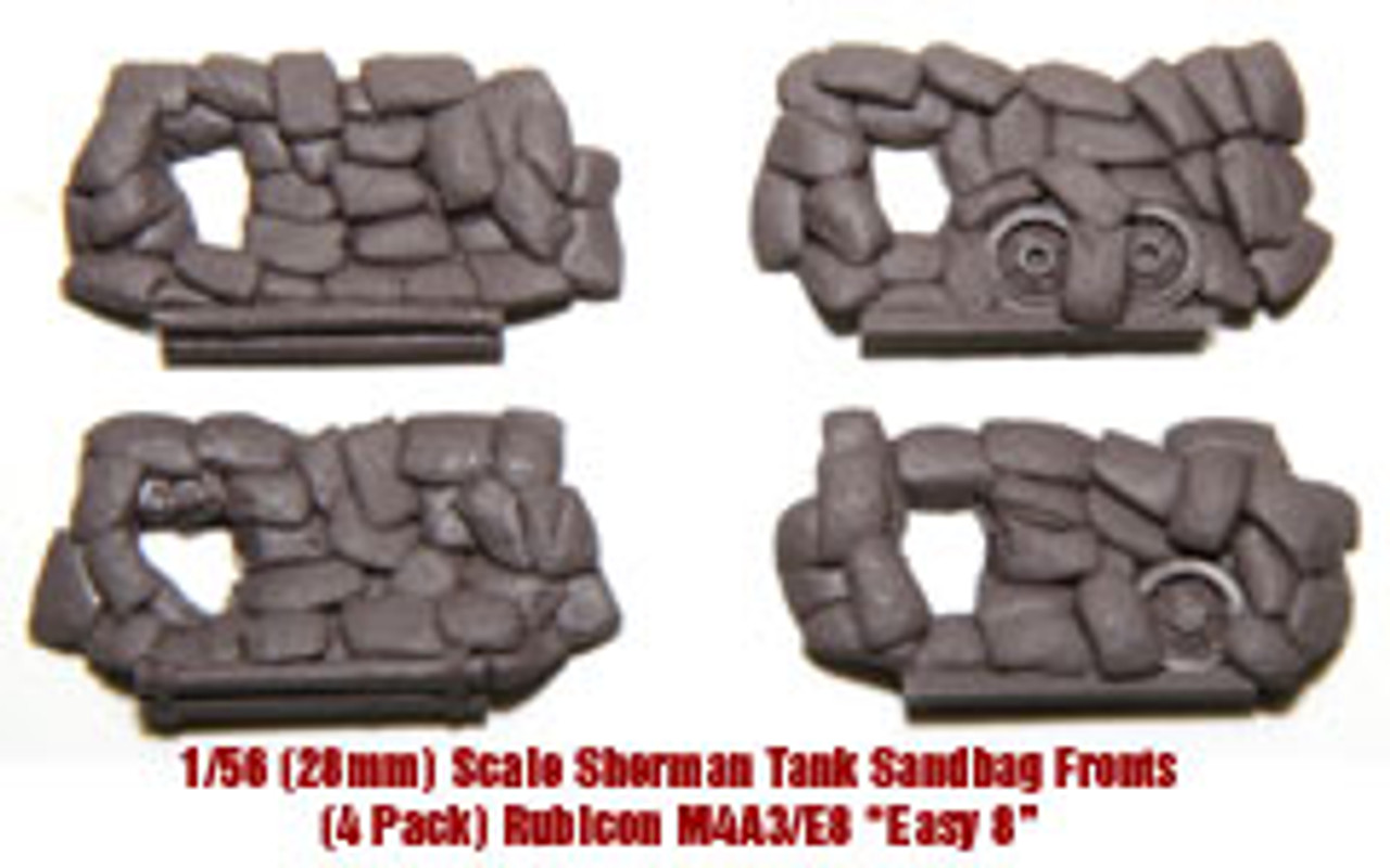 56SH16 - 1/56 (28mm) Rubicon M4A3/E8 Sandbag Fronts Set