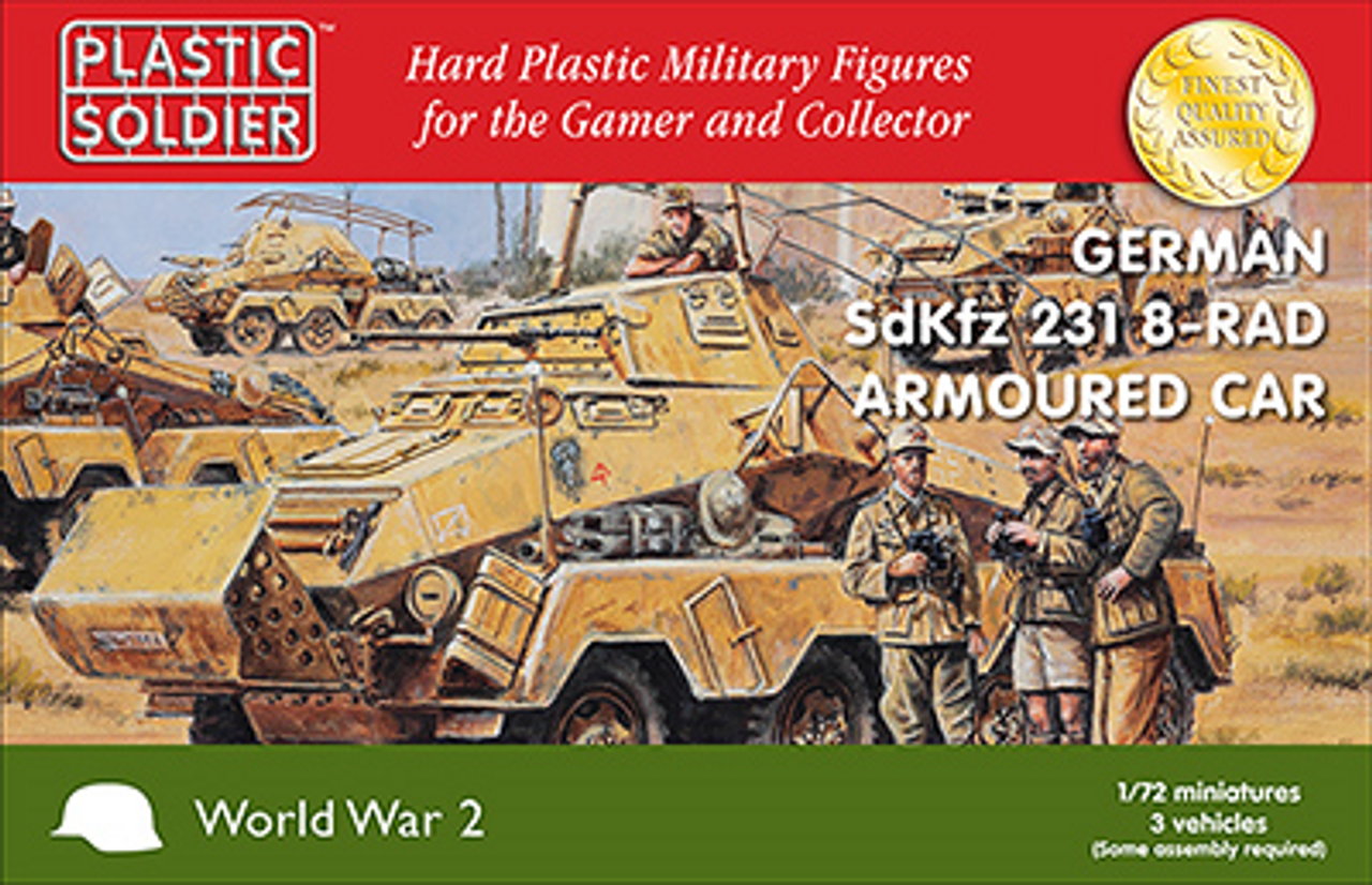 1/72 German SdKfz 231/8 Rad Heavy Armoured Car - WW2V20025