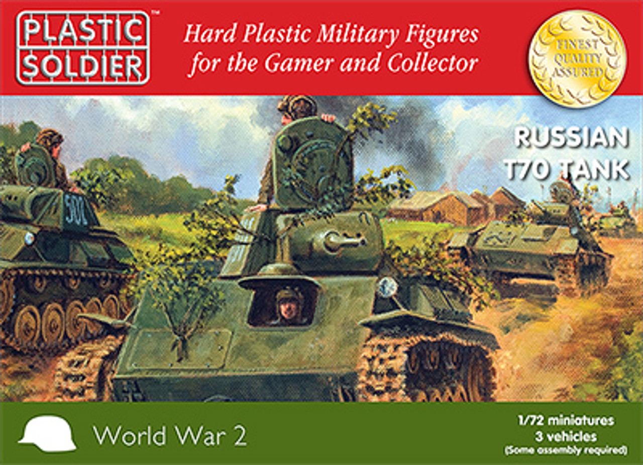 1/72 Soviet T70 Tank (Bagged) - WW2V20009