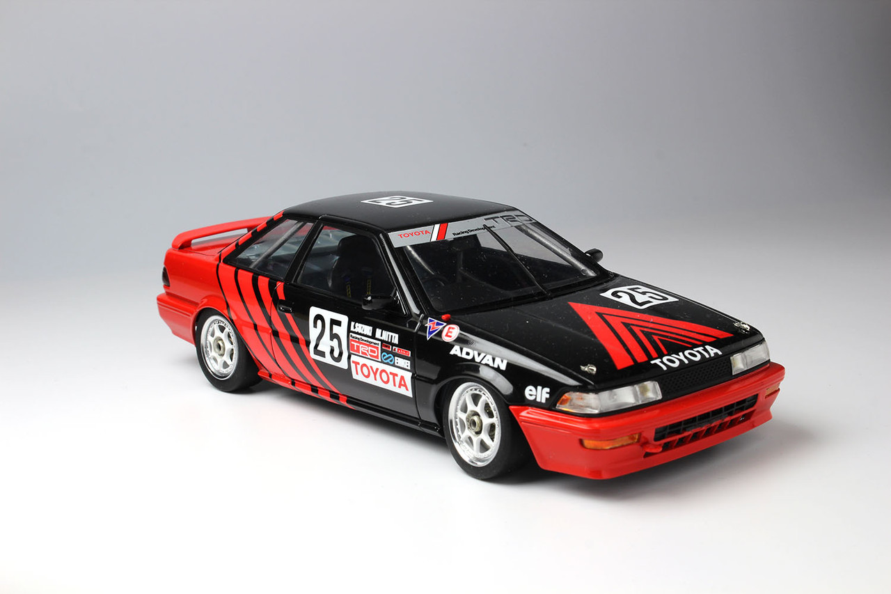 ミニカー ADVAN COROLLA LEVIN AE92 アドバン カローラ レビン AE92 `1989 インターTEC` (プラモデル