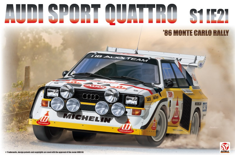 Audi Sport quattro S1 E2 & LT28 2台セット 1/24 Series: Audi Sport Quattro S1 [E2] '86 Monte Carlo Rally