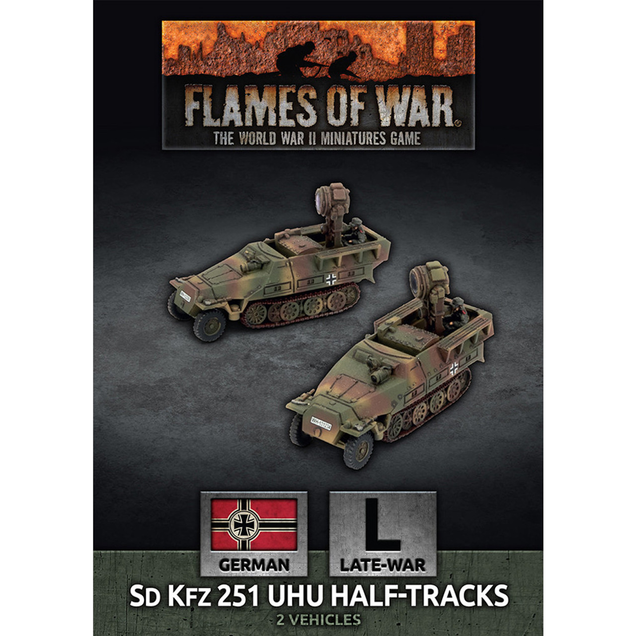 15mm Sd Kfz 251 Uhu Half-Tracks - GBX194