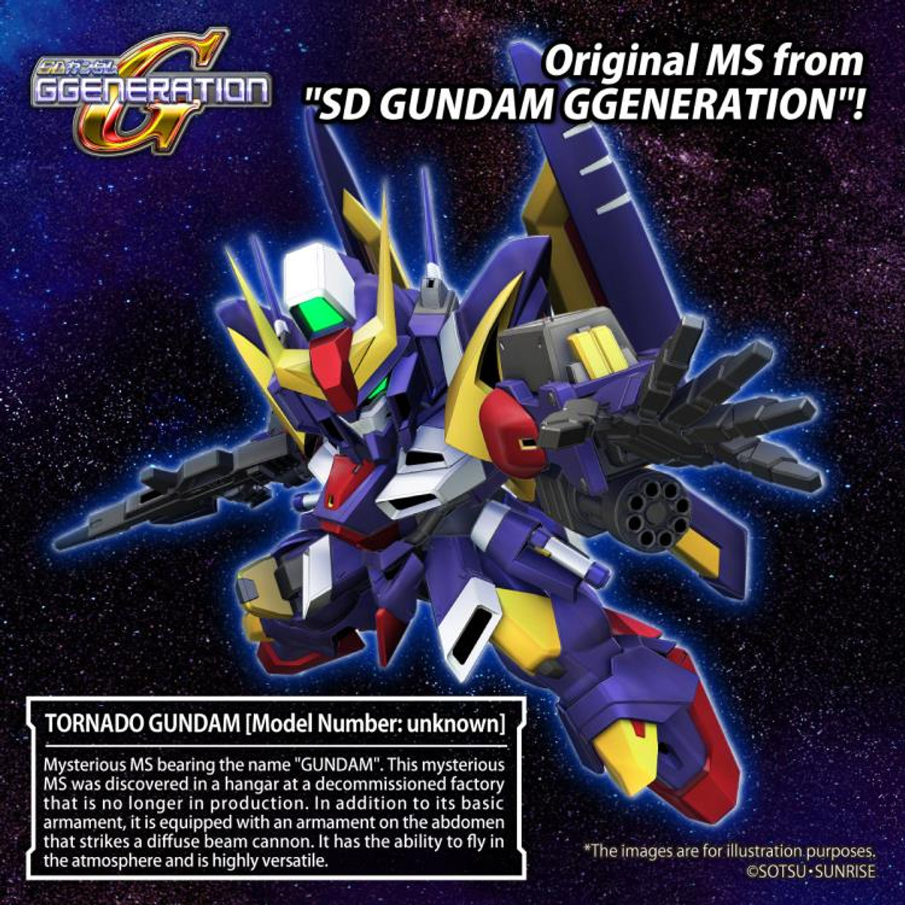 SDCS #018 - Tornado Gundam Sd Cross Sillhouette
