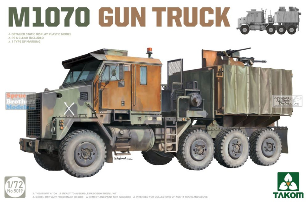 1/72 M1070 Gun Truck - 05019