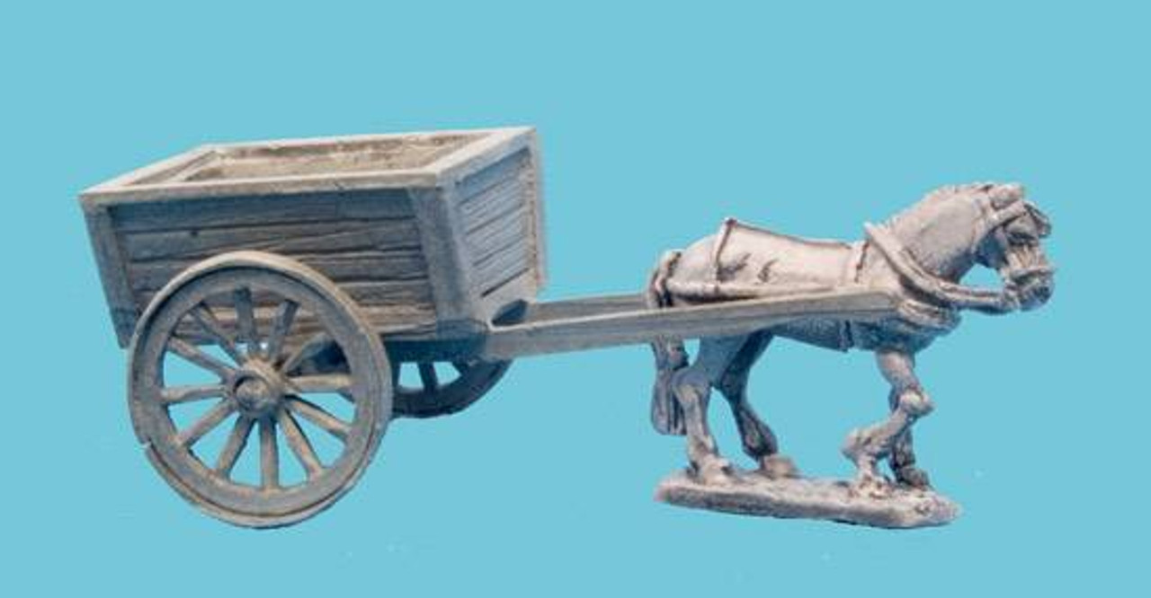 OG15CE18 - Napolenic Equipment Tumbril Cart Wooden Sides and Back