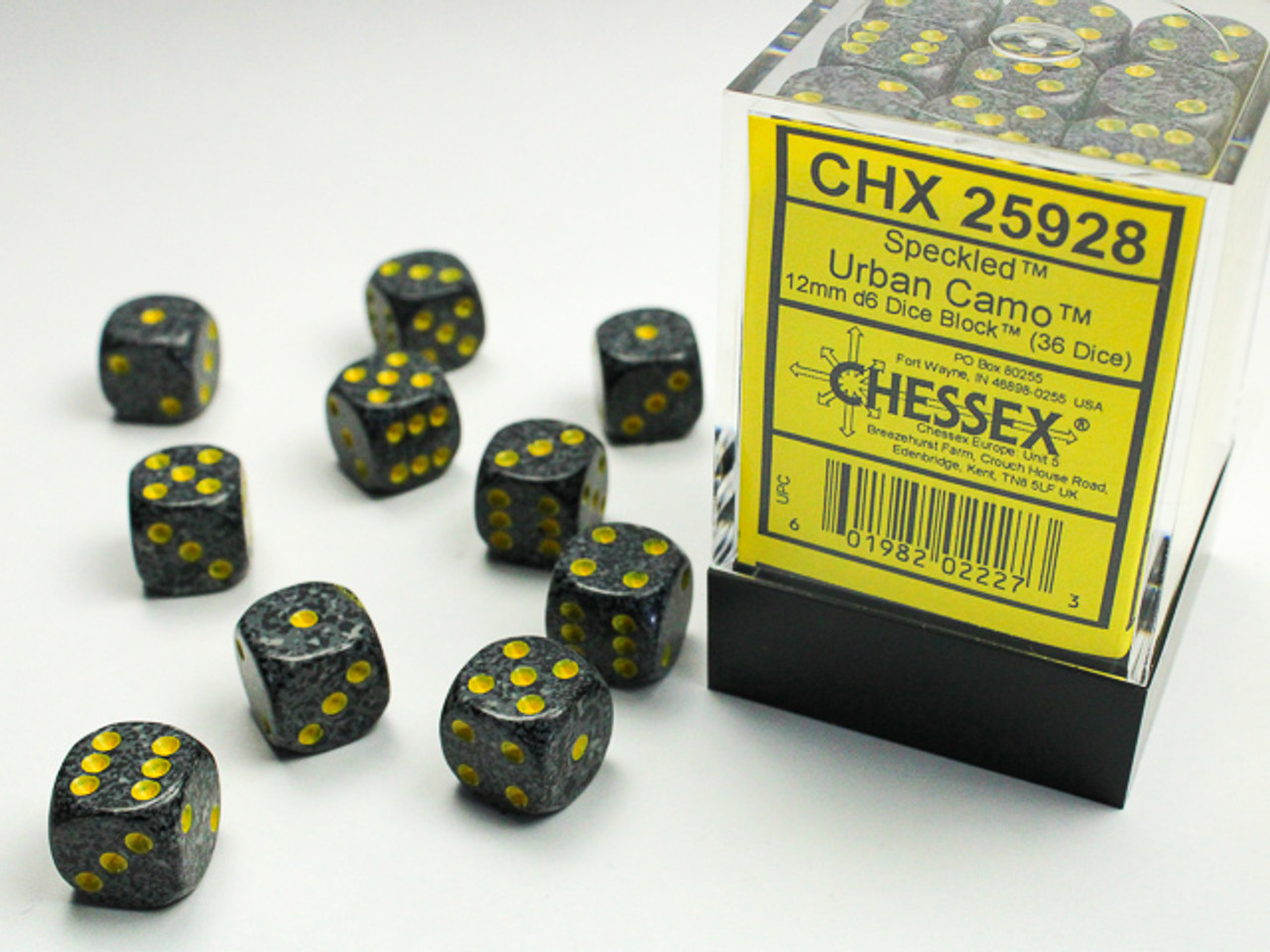 25928 - Speckled® 12mm d6 Urban Camo™ Dice Block™ (36 dice)