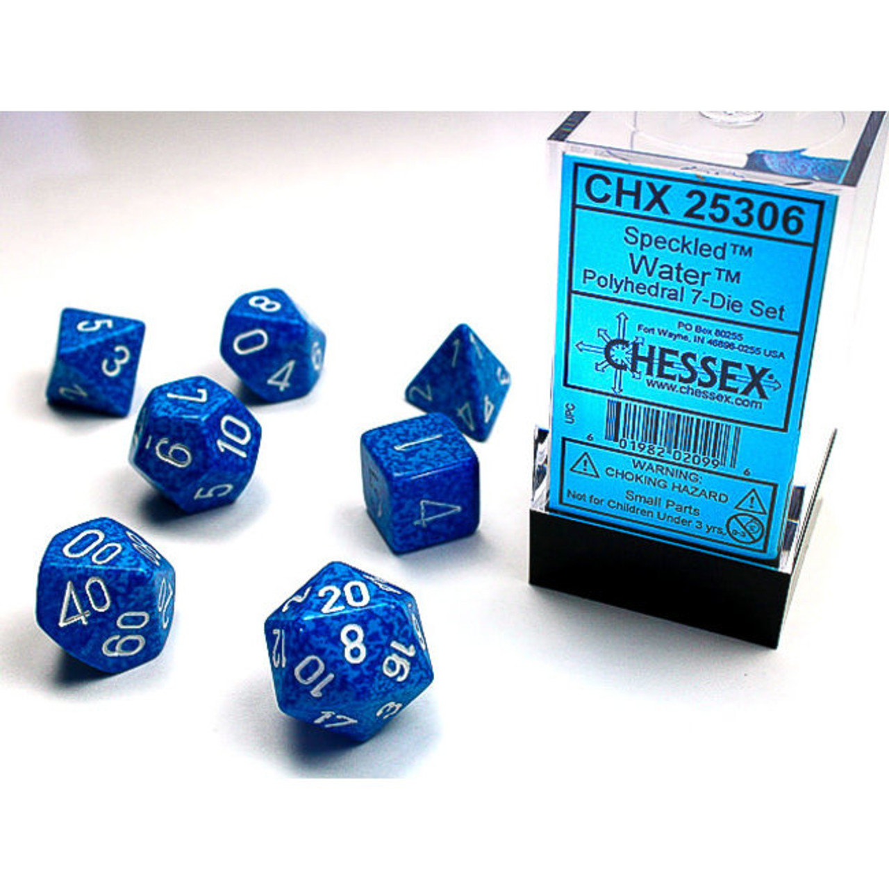 25306 - Speckled® Polyhedral Water 7-Die Set