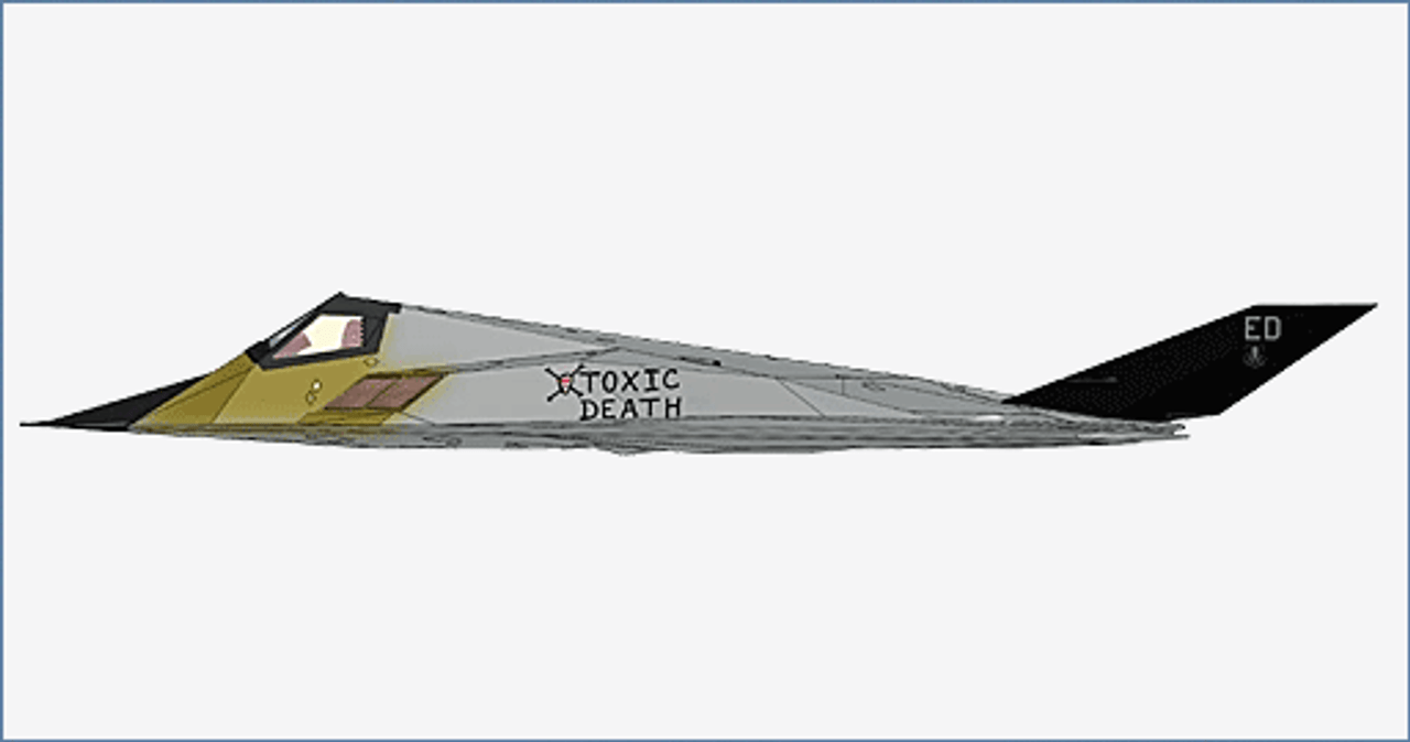 1/72 F-117A Nighthawk "Toxic Death" 79-10781, 1991 - HA5810