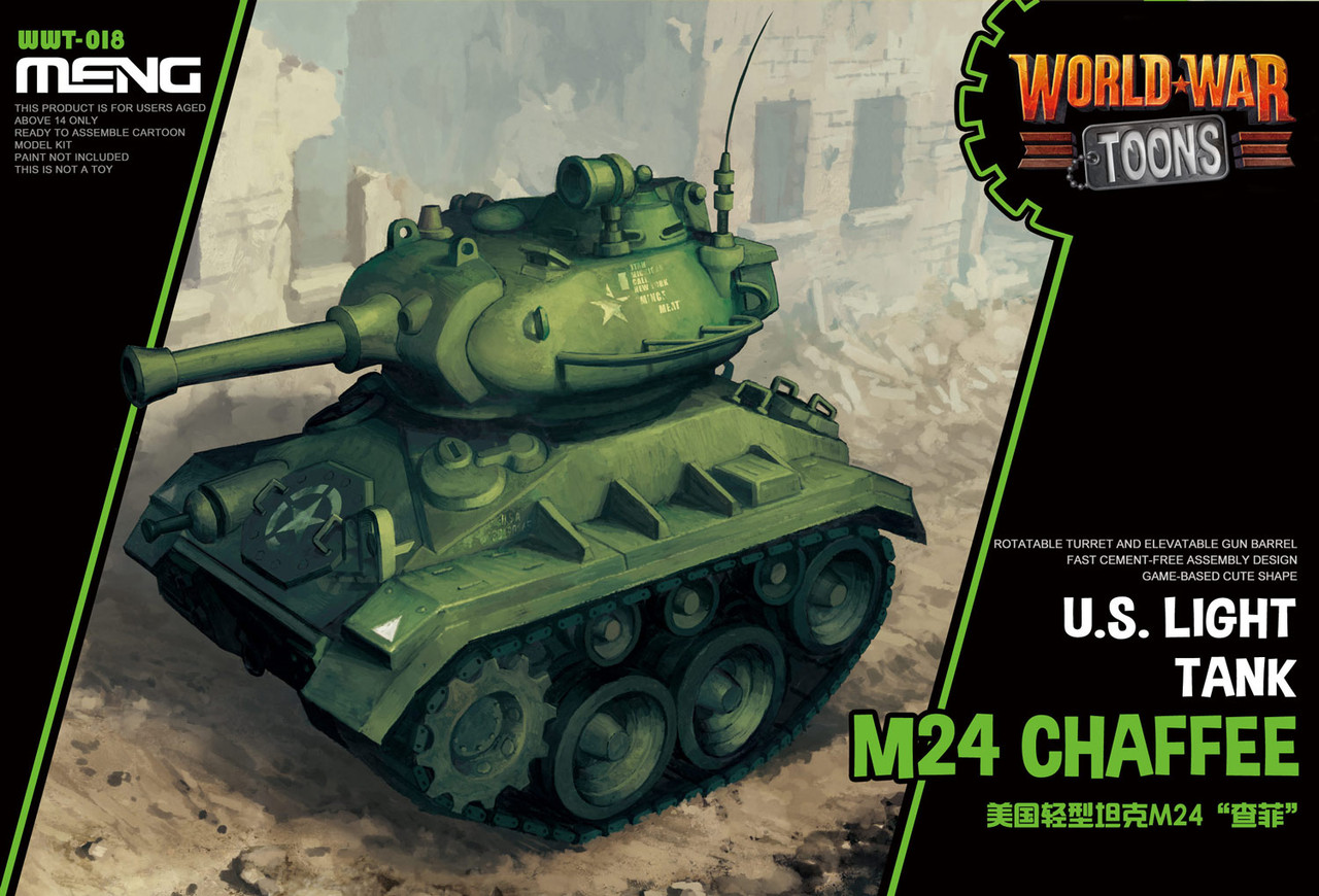 Toon Tank: US Light Tank M24 Chaffee - WWT018