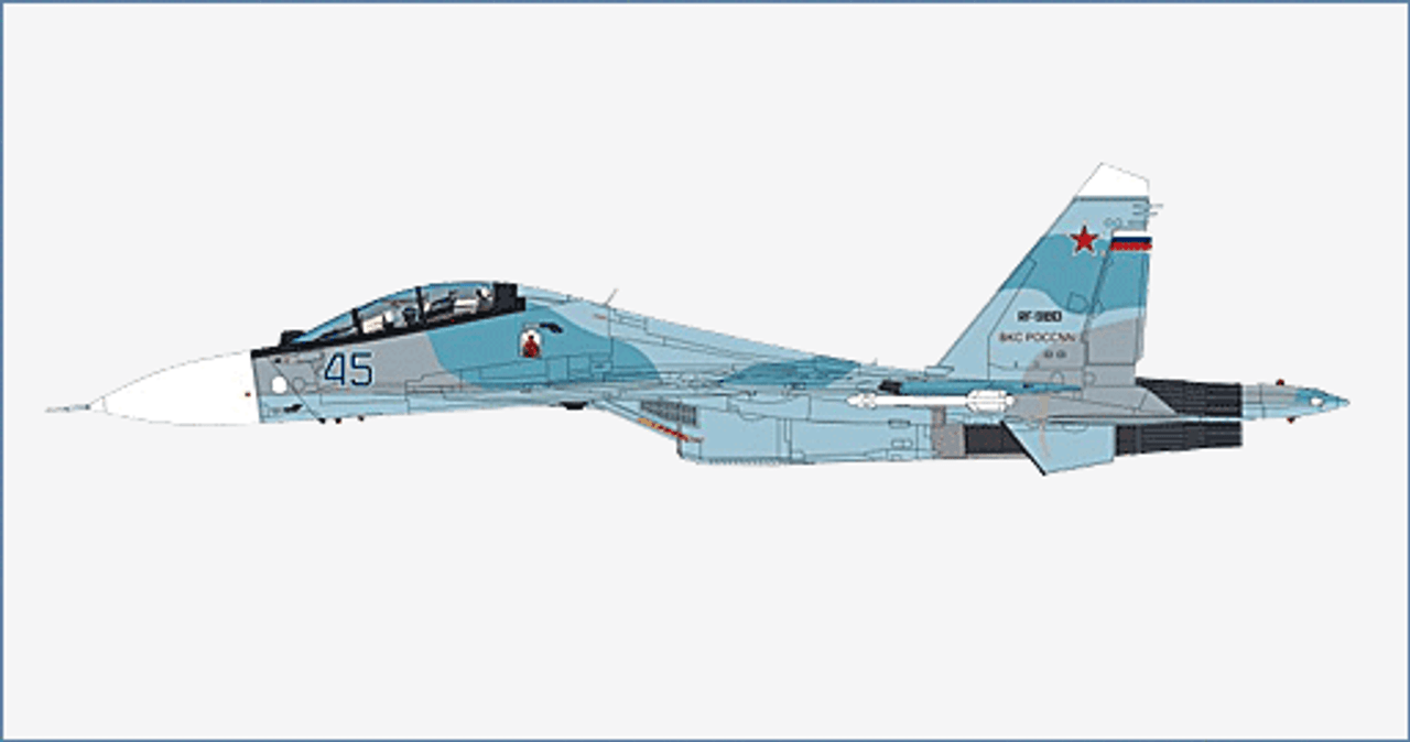 1/72 Su-30SM Flanker H Blue 45, 22 GvIAP, 11th Air and Air Defence Forces Army, Russian Air Force, 2020 - HA9505