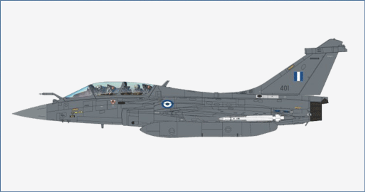 1/72 Rafale DG Combat Trainers 401, 332 Mira, HAF, 2021 - HA9603