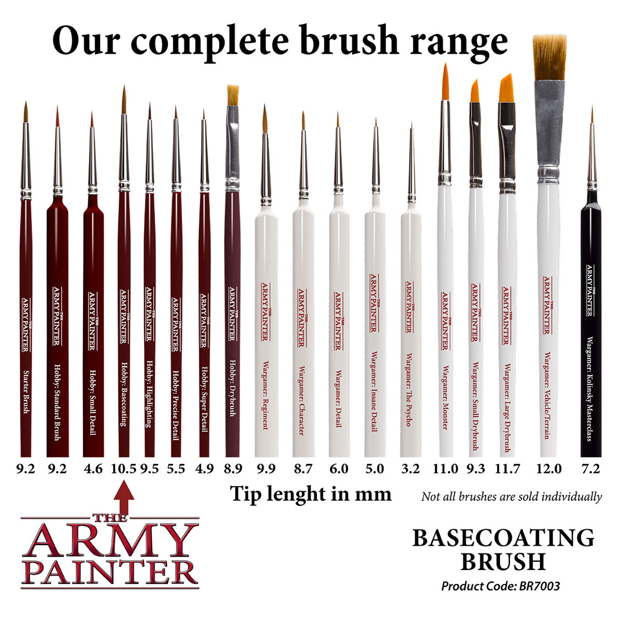 BR7003 - Hobby Brush: Basecoating