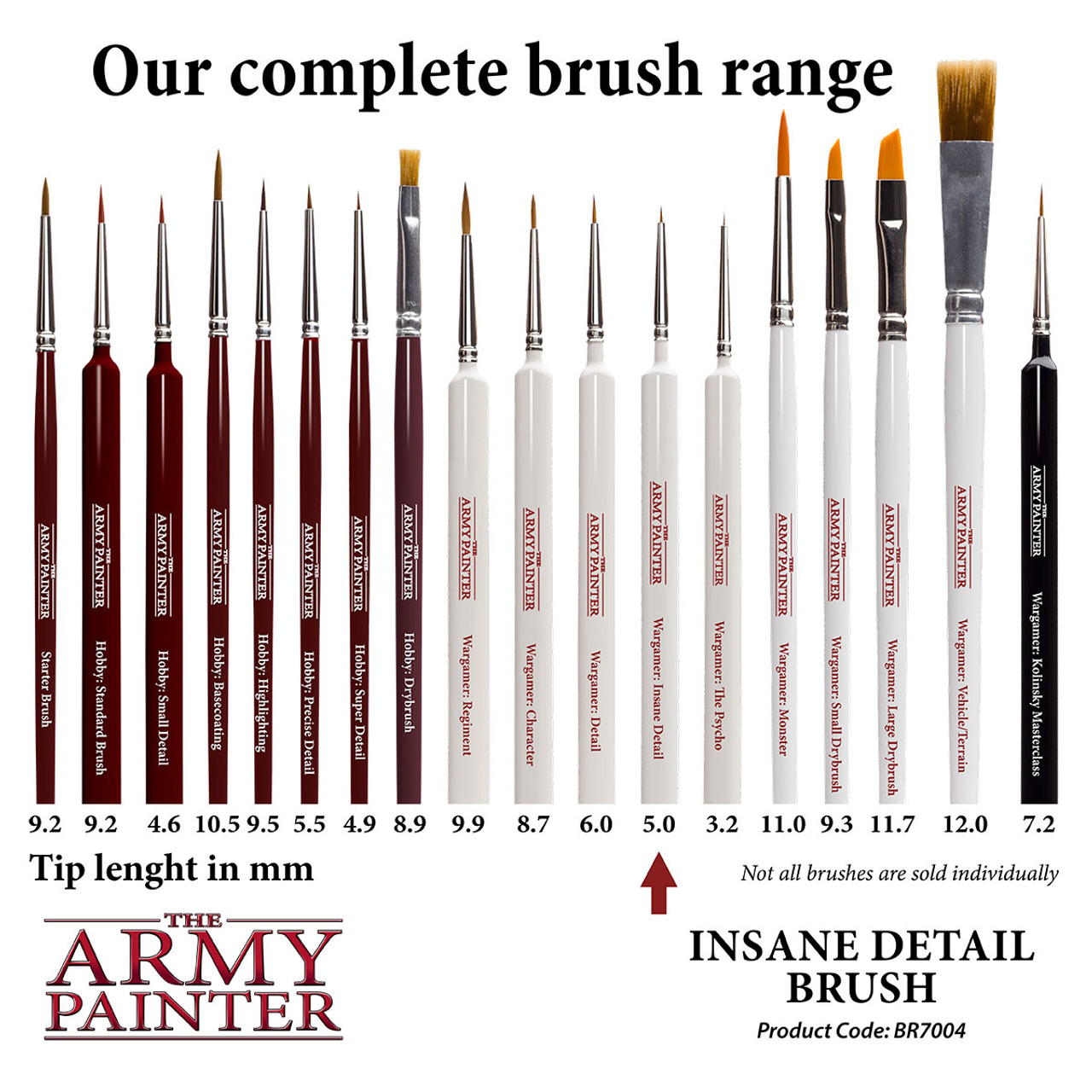 BR7004 - Wargamer Brush: Insane Detail