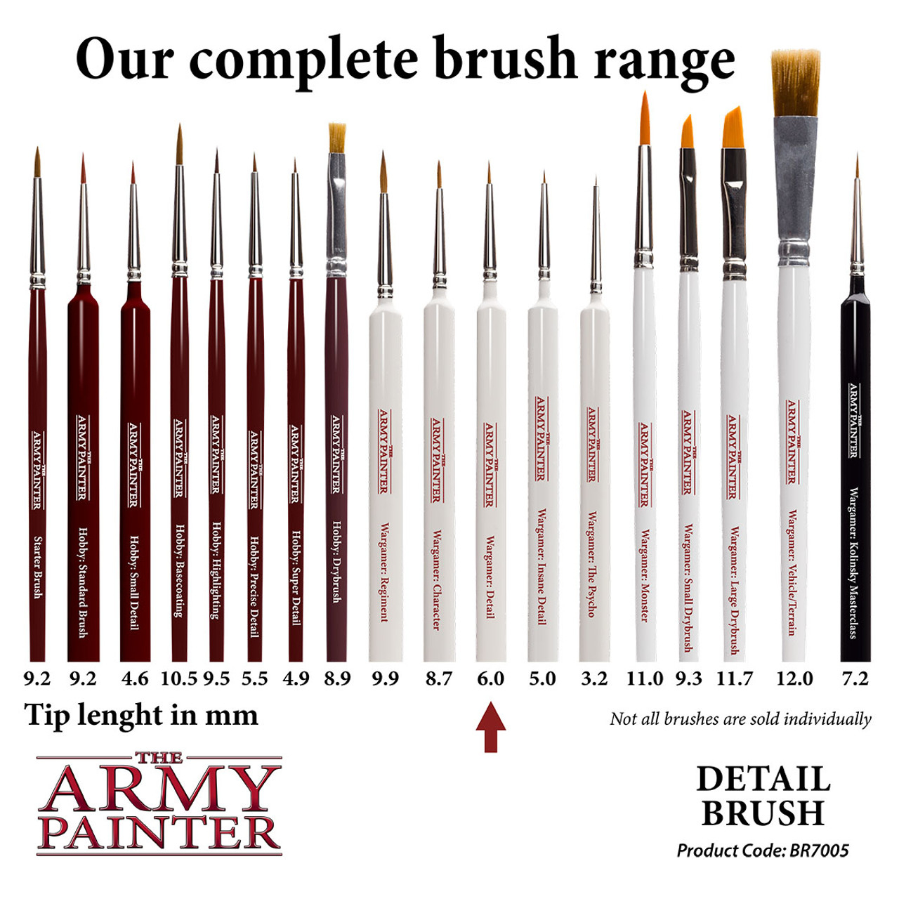 BR7005 - Wargamer Brush: Detail