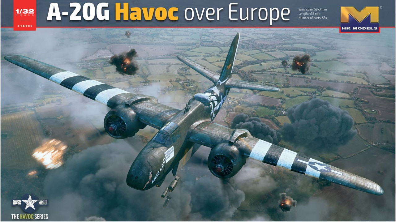 1/32 A-20G Havoc Over Europe - HKM01E39