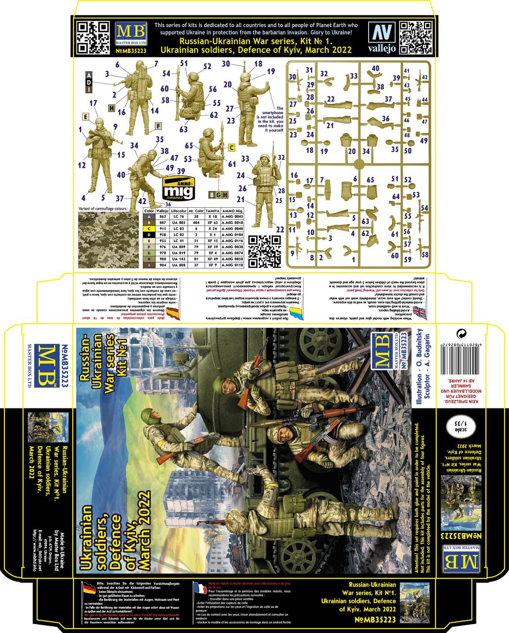 1/35 Russian-Ukrainian War series Defence of Kyiv, March 2022. Trophy  - 35223