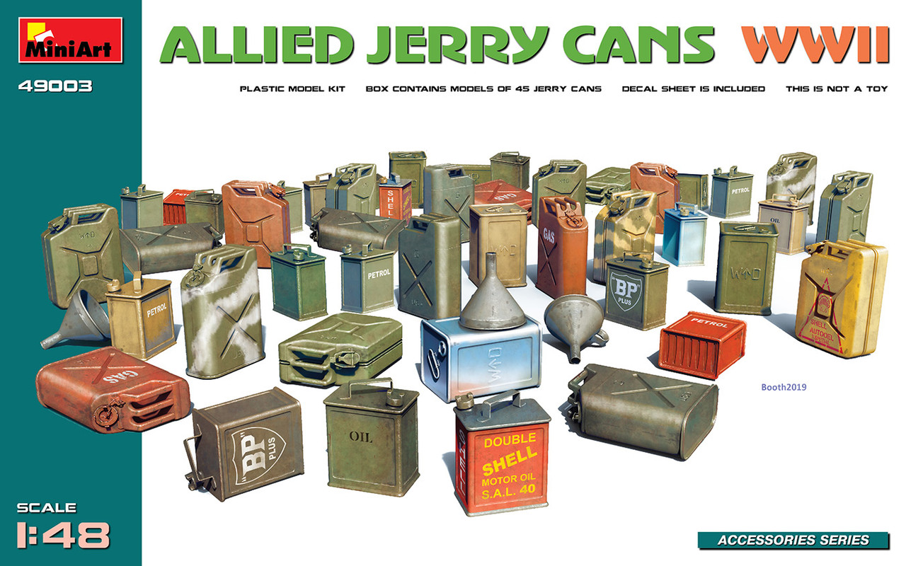 1/48 Allied Jerry Cans WW2 - MIA49003