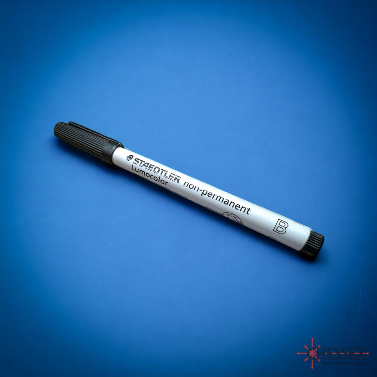 03129 - Water Soluble Single Black Marker Broad-Tip (approx 1.0 - 2.5mm)