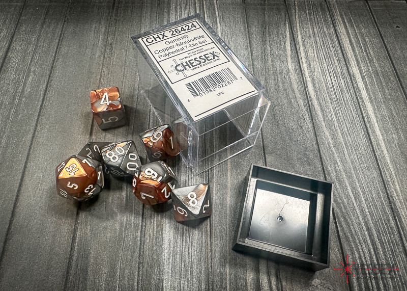 26424 - Gemini® Polyhedral Copper-Steel/white 7-Die Set