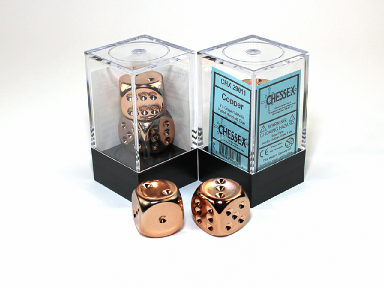 29011 - Copper Metallic 16mm d6 Pair