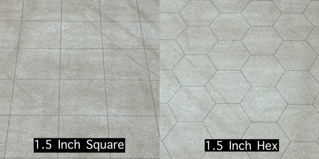 97257 - Reversible Megamat® 1½" Squares & 1½" Hexes (34½" x 48" Playing Surface)