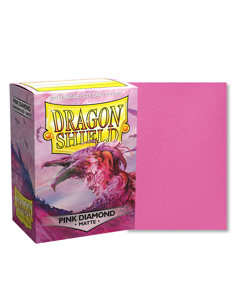 Dragon Shield Classic: (100)  Diamond Pink