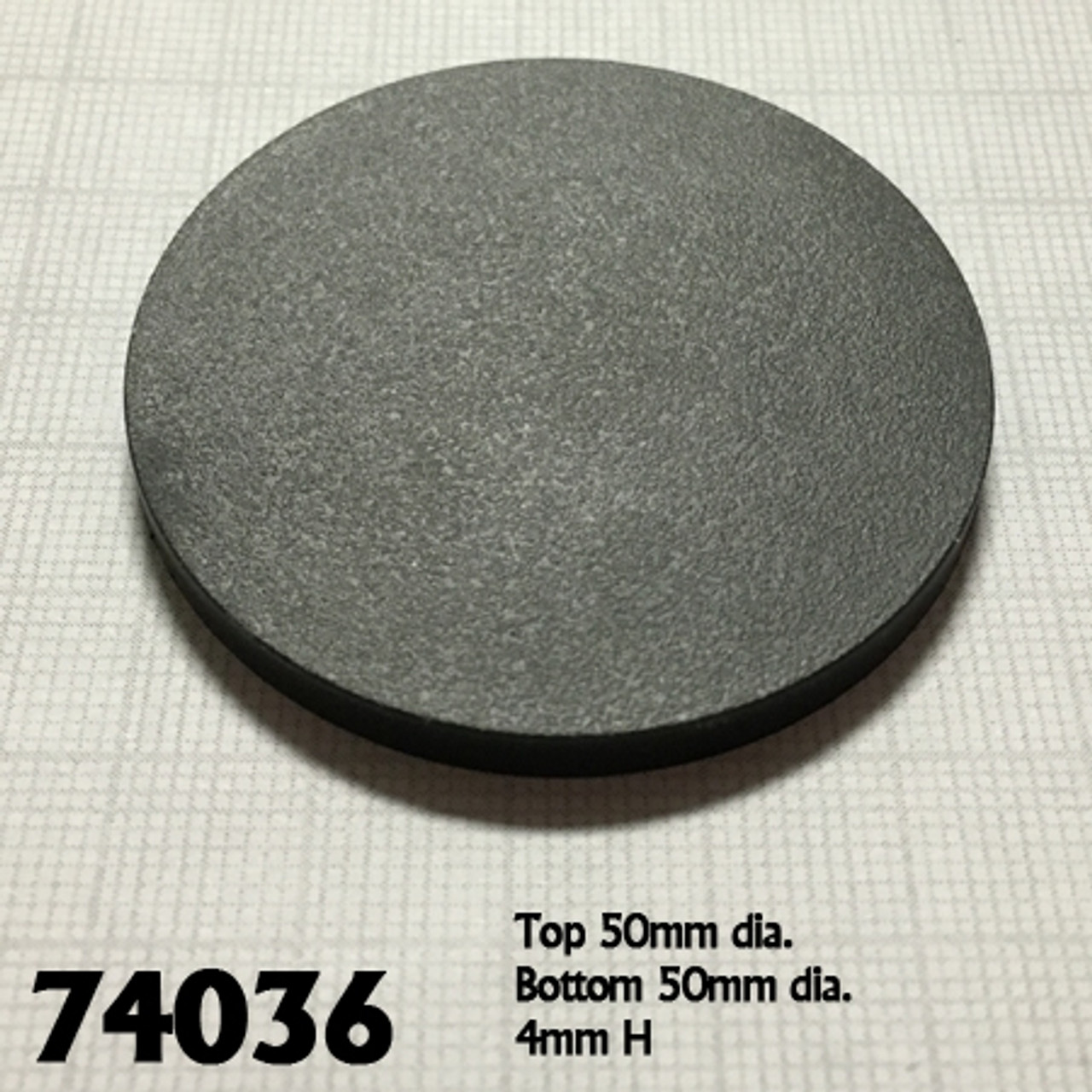 74036 - Bases: 2 Round Plastic RPG Base (10)