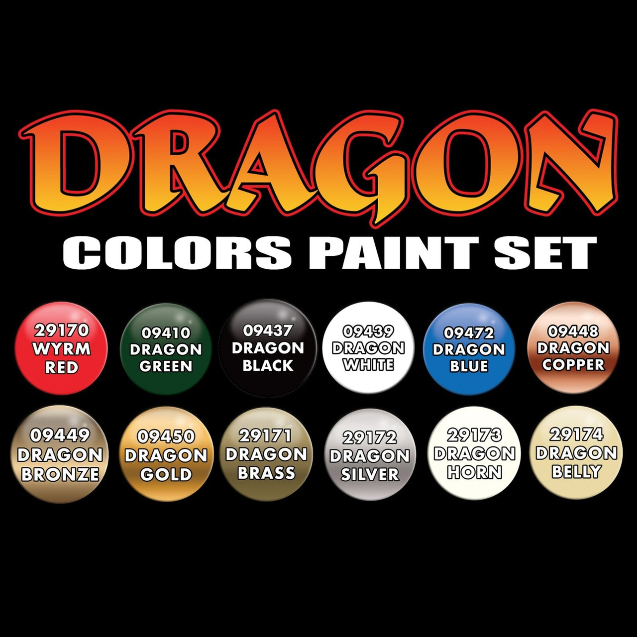 09917 - Dragon Colors Paint Set