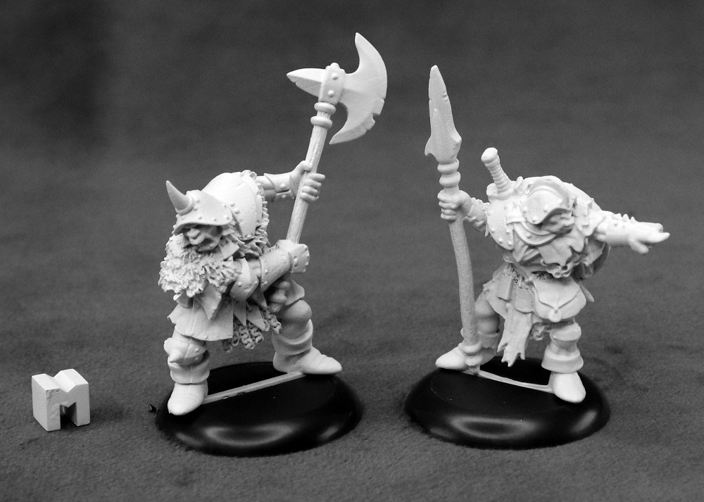 Orc Warrior Miniature - Ragged Wound Tribe - 25mm Heroic Scale Fantasy Figure For RPG & Painting - View #11