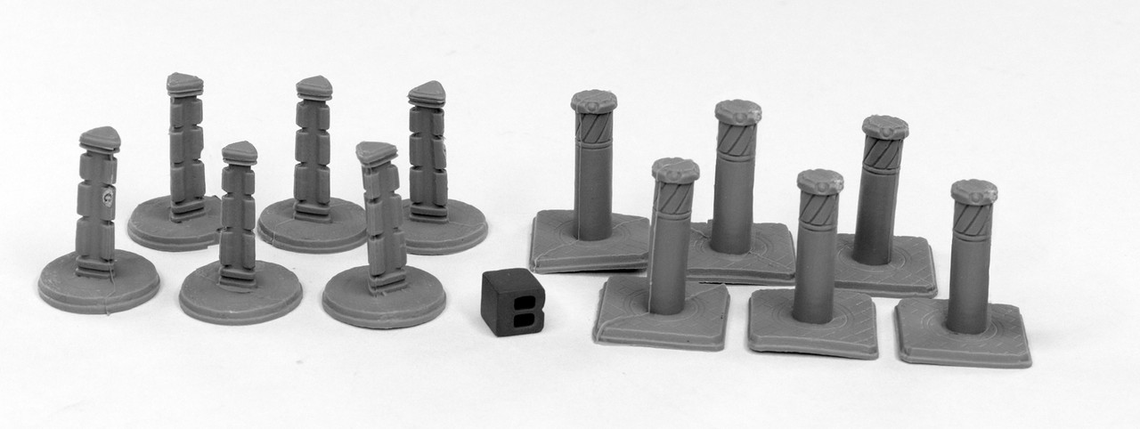 49004 - Bones Black: Bollards (12)