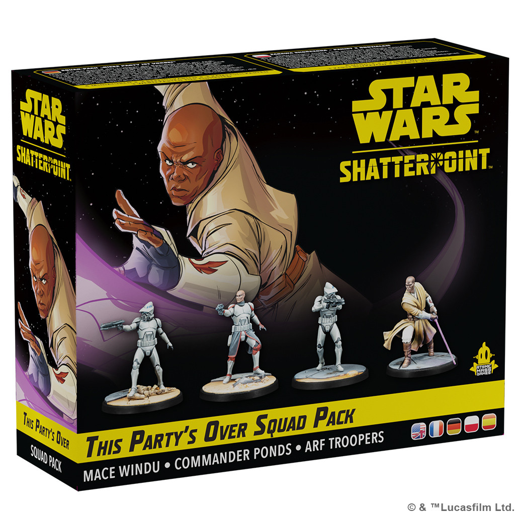 SWP08 - STAR WARS: SHATTERPOINT - THIS PARTY'S OVER: MACE WINDU SQUAD PACK