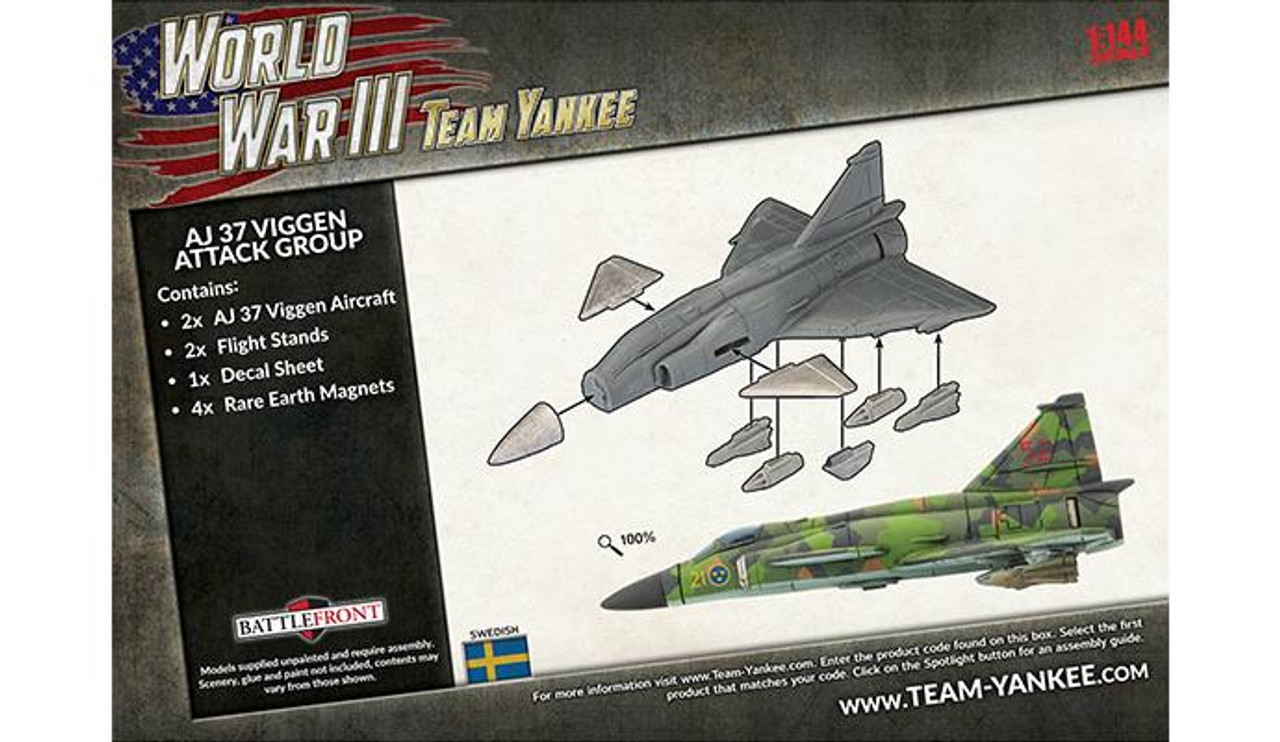 15mm AJ 37 Viggen Attack Group - TSWBX07