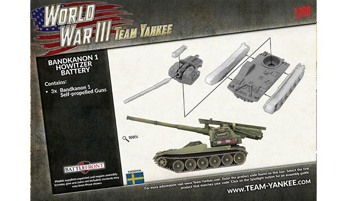 15mm Bandkanon 1 Howitzer Battery - TSWBX06