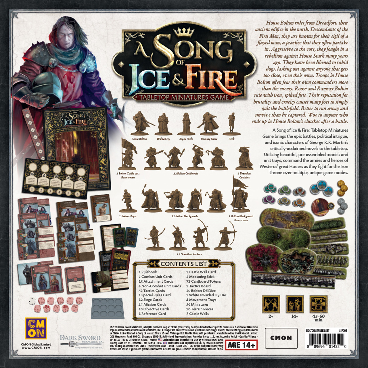 A SONG OF ICE & FIRE: BOLTON STARTER SET - SIF005