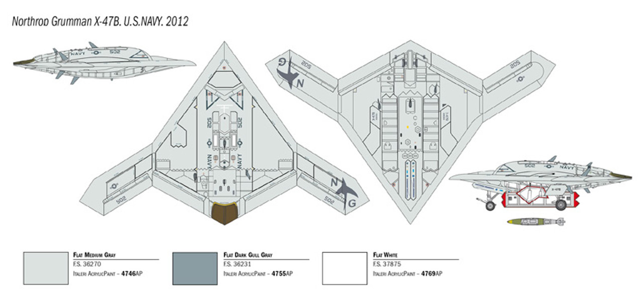 1/72 X-47B - ITA1421